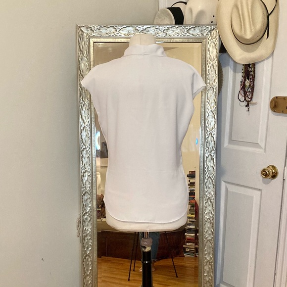 Amanda Uprichard Ivory summer milano blouse size S. Gently worn. - Picture 9 of 9